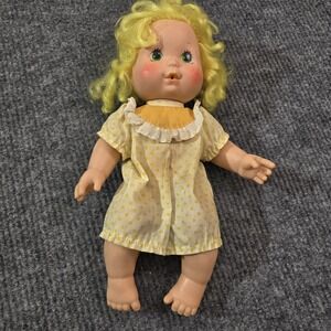 Vintage 13" LEMON MERINGUE Blow Kiss Doll 1982 Kenner Strawberry Shortcake